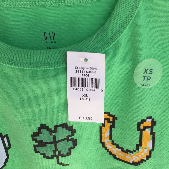 GAP Kids XS(4-5) St. Patrick’s Day Tee - Picture 3 of 3
